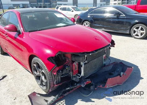 2019 Alfa Romeo Giulia Ti Sport Rwd from USA, damaged, VIN ZARFAMBN7K7602532